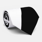 EBB und Flow 4 - Schwarz und Weiß Krawatte (Gerollt)