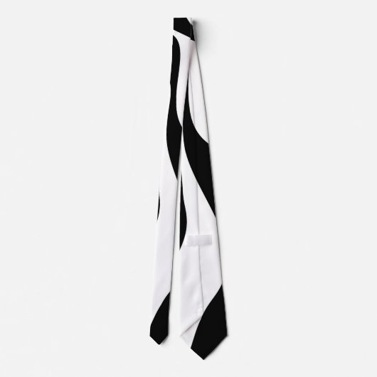 EBB und Flow 4 - Schwarz und Weiß Krawatte (Rückseite)