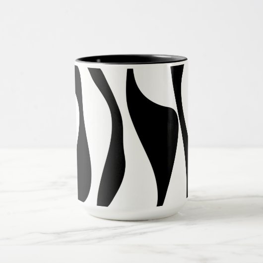 EBB und Flow 4 - Schwarz und Weiß Tasse (Zentrum)