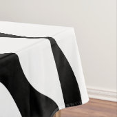 EBB und Flow 4 - Schwarz und Weiß Tischdecke (Beispiel)