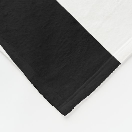 Ebb und Flow - Minze grün, weiß und schwarz Fleecedecke (Ecke)