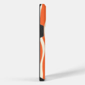 Ebb und Flow - Rosa, Orange und Creme iPhone Hülle (Rechte Seite)