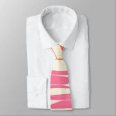 Ebb und Flow - Rosa, Orange und Creme Krawatte (Gebunden)