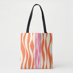Ebb und Flow - Rosa, Orange und Creme Tasche