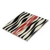 Ebb und Flow - Rot und Creme Fliese (Seite)