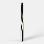 Ebb und Flow - Rot und Creme Samsung Galaxy Hülle (Rechte Seite)