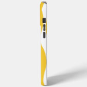 Ebb und Flow - Türkis & Gelb Case-Mate iPhone Hülle (Rückseite / Links)
