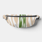 EBB und Flow - Weiß, Sand und Palm grün Bauchtasche (Ablage )