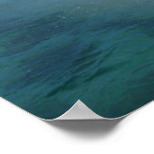 Ebbe am Strand Poster (Ecke)