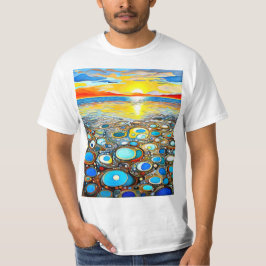 Ebbe bei Sonnenuntergang T-Shirt