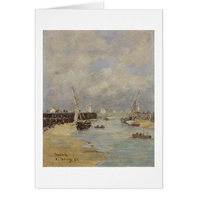Ebbe bei Trouville, 1895 (Öl auf Platte) (Vorne)
