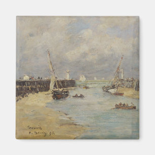 Ebbe bei Trouville, 1895 (Öl auf Platte) Magnet