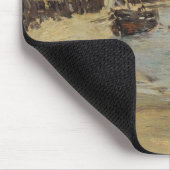 Ebbe bei Trouville, 1895 (Öl auf Platte) Mousepad (Ecke)