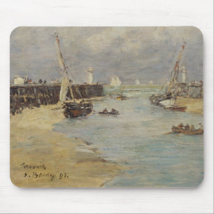 Ebbe bei Trouville, 1895 (Öl auf Platte) Mousepad