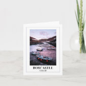 Ebbe, Boskastle, Cornwall Karte (Vorderseite)
