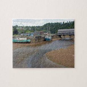 Ebbe in der Bay of Fundy bei St. Martins, New Puzzle