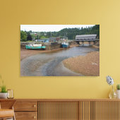 Ebbe in der Bay of Fundy in St. Martins, Neu Leinwanddruck (Insitu (Wohnzimmer))