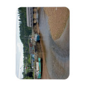 Ebbe in der Bay of Fundy in St. Martins, Neu Magnet (Vertikal)