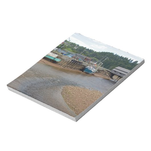 Ebbe in der Bay of Fundy in St. Martins, Neu Notizblock (Rotiert)