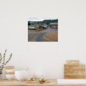 Ebbe in der Bay of Fundy in St. Martins, Neu Poster (Küche)
