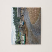 Ebbe in der Bay of Fundy in St. Martins, Neu Puzzle (Vertikal)