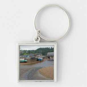 Ebbe in der Bay of Fundy in St. Martins, Neu Schlüsselanhänger