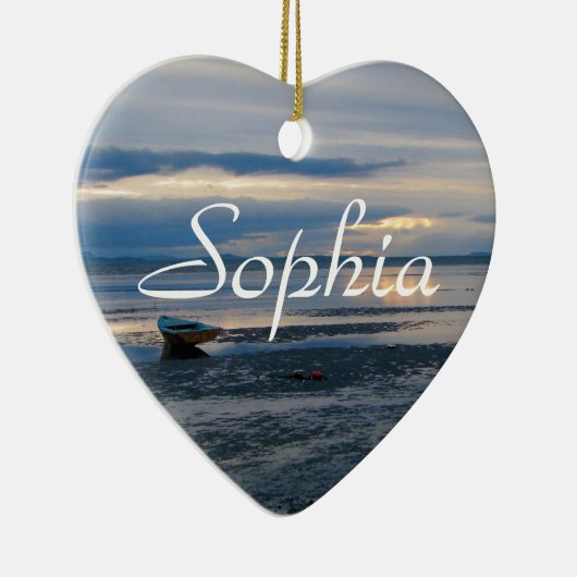 Ebbe in der Birken-Bucht Keramik Ornament (Rechts)