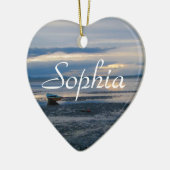 Ebbe in der Birken-Bucht Keramik Ornament (Links)