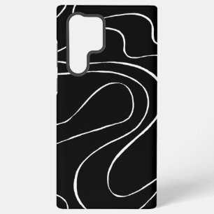 Ebbe und Flut 2 - Schwarz auf Weiß Samsung Galaxy Hülle