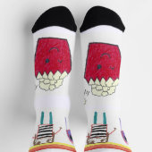 Ebby mit ihrem Haustier Socken (Oben)