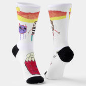 Ebby mit ihrem Haustier Socken (Gewinkelt)