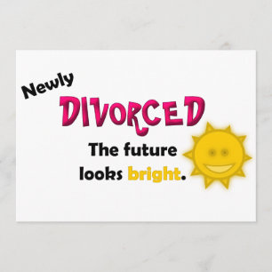 Eben geschiedene Party Einladung