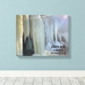 EBEN ICE CAVES MICHIGAN U.S.A. CANVAS PRINT LEINWANDDRUCK (Insitu (Holzboden))