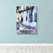 EBEN ICE CAVES MICHIGAN US.A. LEINWANDDRUCK (Insitu (Holzboden))