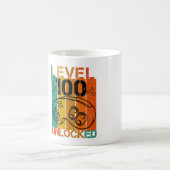EBENE 100 LOCKED FUNNY GAMER 100. GEBURTSTAG KAFFEETASSE (Mittel)