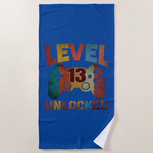 EBENE 13 UNLOCKIERT STRANDTUCH (Vorderseite)