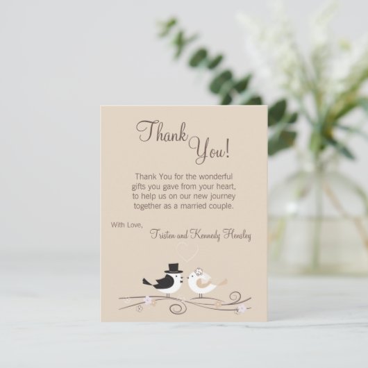 EBENE 4x5 danken Ihnen, Dankeskarte (Stehend Vorderseite)