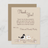 EBENE 4x5 danken Ihnen, Dankeskarte (Vorne/Hinten)