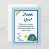 EBENE 4x5 danken Ihnen, Dankeskarte (Vorne/Hinten)