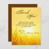 EBENE 4x5 danken Ihnen, Dankeskarte (Vorne/Hinten)