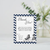 EBENE 4x5 danken Ihnen, die Jugendturnschuhe zu Dankeskarte (Stehend Vorderseite)