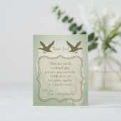 EBENE 4x5 danken Ihnen, die Land-Enten-Jagd zu Dankeskarte (Stehend Vorderseite)