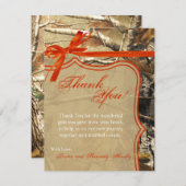EBENE 4x5 danken Ihnen, Jäger Camoflouge Dankeskarte (Vorne/Hinten)