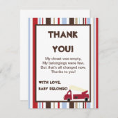 EBENE 4x5 danken Ihnen, Nojo Feuer-Motor zu Dankeskarte (Vorne/Hinten)