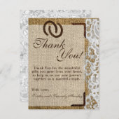 EBENE 4x5 danken Ihnen, Pferdeschuhe auf Dankeskarte (Vorne/Hinten)