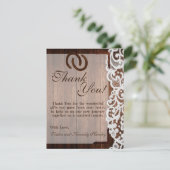 EBENE 4x5 danken Ihnen, Pferdeschuhe auf Dankeskarte (Stehend Vorderseite)