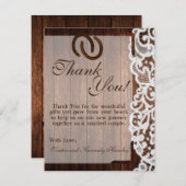 EBENE 4x5 danken Ihnen, Pferdeschuhe auf Dankeskarte (Vorne/Hinten)