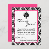 EBENE 4x5 danken Ihnen, schwarze Dankeskarte (Vorne/Hinten)