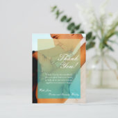 EBENE 4x5 danken Ihnen, Sonnenuntergang zu Dankeskarte (Stehend Vorderseite)