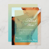 EBENE 4x5 danken Ihnen, Sonnenuntergang zu Dankeskarte (Vorne/Hinten)